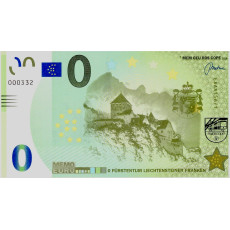 0 Euro biljet Fürstentum Liechtenstein 0 Euro biljet Fürstentum Liechtenstein